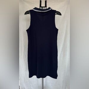Chic Navy Sleeveless Mini Dress